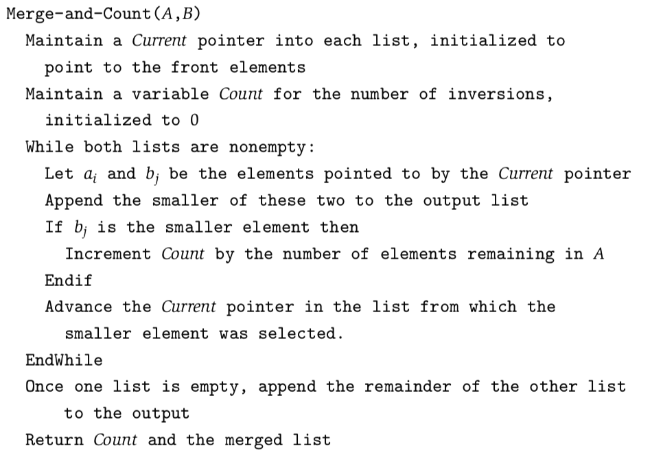 inversion-merge-count-algorithm